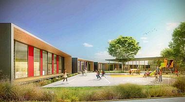 Confort d'été : école maternelle et restaurant scolaire de Grezieu-la-Varenne
