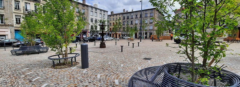 Place Saint Roch et rue Durafour