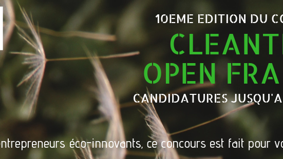 Concours Cleantech Open France 2019 : candidatez d'ici le 10 juin<small class="fine d-inline"> </small>!