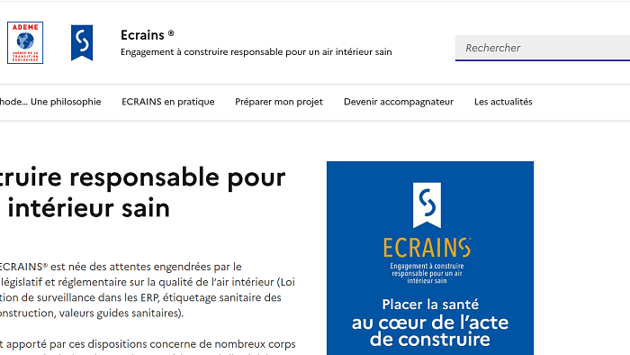 Démarche ECRAINS® : Un site internet dédié<small class="fine d-inline"> </small>!