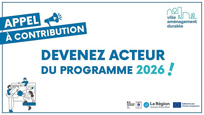 Devenez acteur du programme 2026<small class="fine d-inline"> </small>! Appel à Contribution - avant le 12 décembre