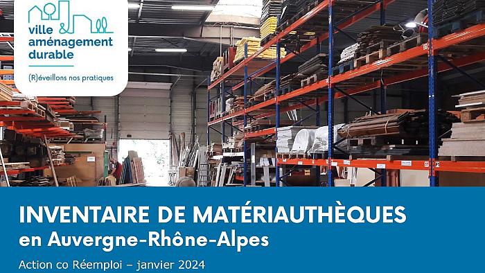 Mise à jour de l'inventaire de matériauthèques en Auvergne-Rhône-Alpes