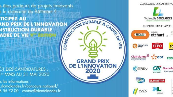 Grand Prix de l'Innovation Construction Durable & Cadre de Vie 2020