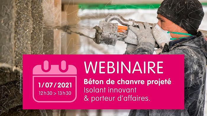Webinaire Béton de chanvre projeté - 01/07
