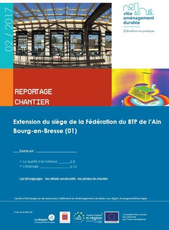 Extension du siège de la Fédération du BTP de l'Ain