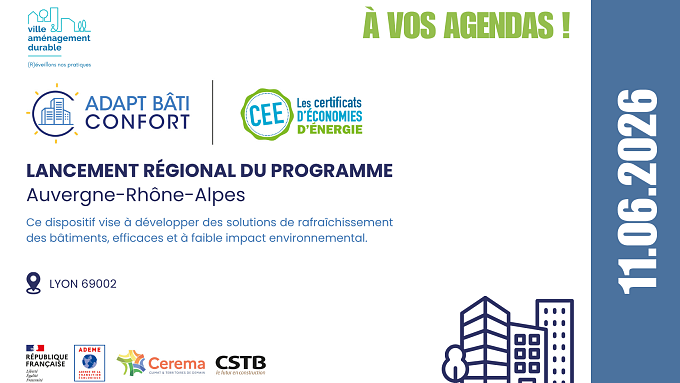 Lancement régional du programme ADAPT BÂTI CONFORT