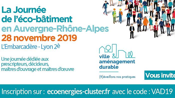 Journée de l'éco-bâtiment - 28 novembre - Lyon