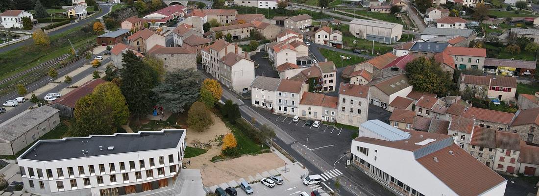 Aménagement des espaces publics Marchédial et Gare