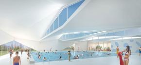 Chantier de la piscine intercommunale de Bourgoin-Jallieu
