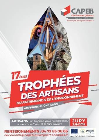 CAPEB - Trophées des Artisans du Patrimoine et de l'Environnement 2019