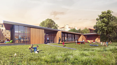 Visite « Pôle enfance jeunesse BEPOS à Plauzat et Mairie passive de Parent »