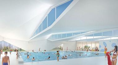Chantier de la piscine intercommunale de Bourgoin-Jallieu