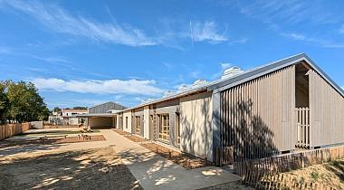 Visite du Groupe scolaire bois-paille de Feyzin - 2 octobre