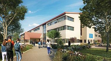 Visite de chantier : le collège de Mercurol