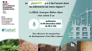 Webinaire DREAL - Perspectives de développement d'une filière chanvre en Auvergne Rhône Alpes