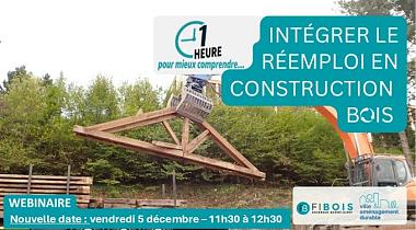 Intégrer le réemploi en construction bois