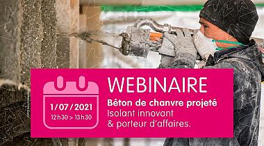 Webinaire Béton de chanvre projeté - 01/07