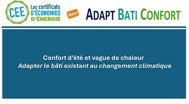 Confort d'été et vague de chaleur : Adapter le bâti existant au changement climatique 