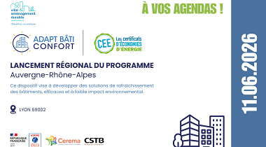 Lancement régional du programme ADAPT BÂTI CONFORT 