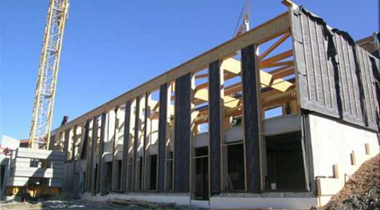 Chantier du Groupe Scolaire de Montrottier