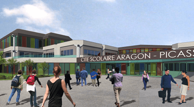 Réhabilitation en CREM du Lycée Aragon Picasso