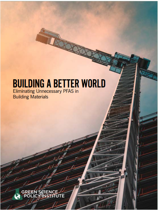 Premier rapport mondial sur la présence de perfluorés (perturbateurs endocriniens) dans les matériaux de construction