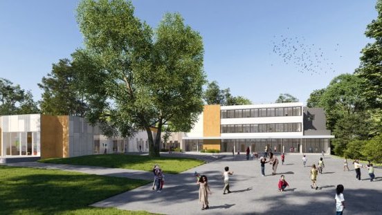 Rénovation de bâtiments publics en Haute-Savoie et visite du groupe scolaire du CEP