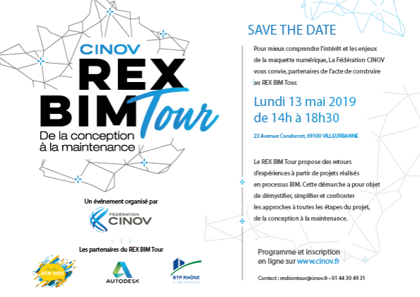 CINOV vous convie au REX BIM Tour