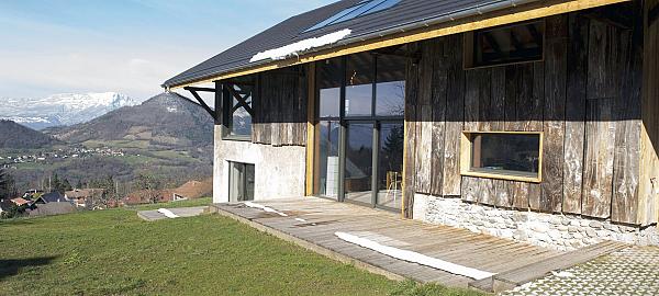 Transformation d'une grange en habitation