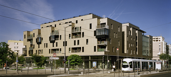 Logements sociaux et commerces - ZAC Mozart