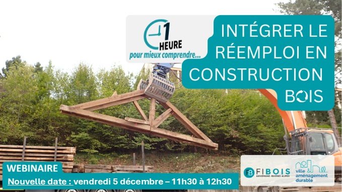 Intégrer le réemploi en construction bois