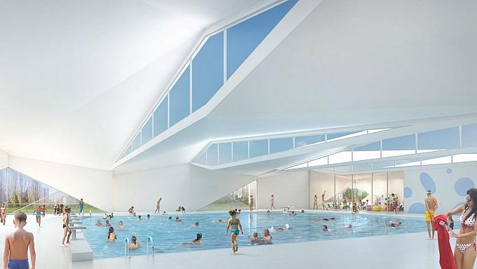 Chantier de la piscine intercommunale de Bourgoin-Jallieu