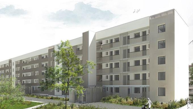 Réhabilitation, extension et surélévation de logements sociaux