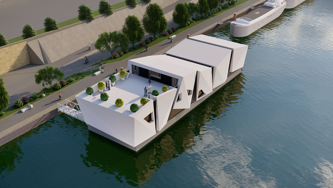 L'Île Ô, un espace culturel théâtral flottant