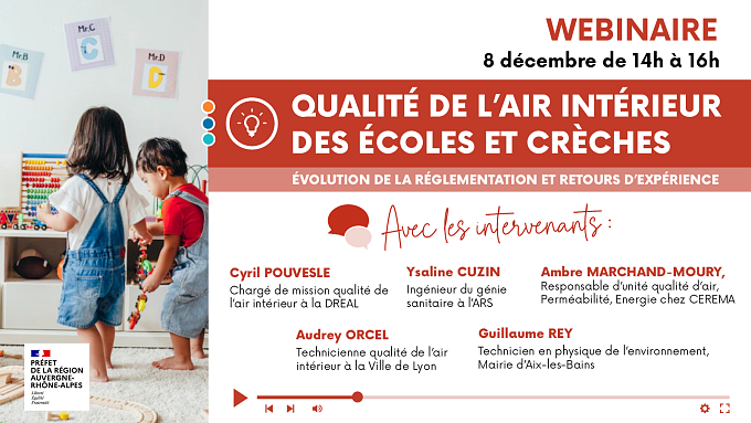 Qualité de l'air intérieur des écoles et crèches : évolution de la réglementation et retours d'expérience