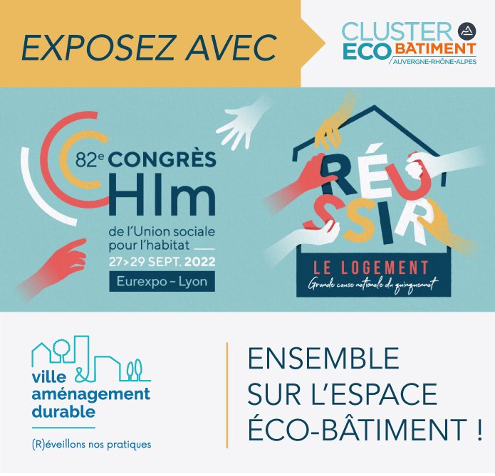 Congrès USH / salon H'Expo : exposez sur le Village de l'éco-Bâtiment