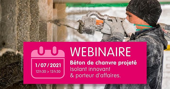 Webinaire Béton de chanvre projeté - 01/07