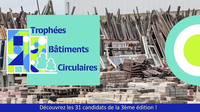 Trophées Bâtiments Circulaires : découvrez les candidats !