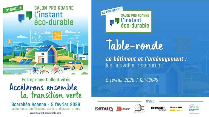 VAD invité à témoigner au salon L'instant éco-durable à Roanne le 5 février 2026