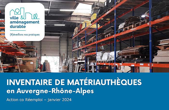 Mise à jour de l'inventaire de matériauthèques en Auvergne-Rhône-Alpes