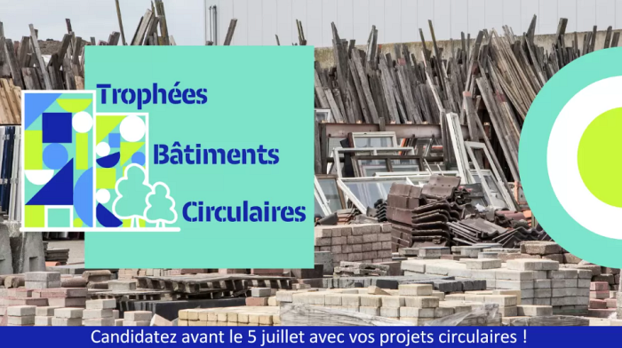 Lancement de la 4<sup class="typo_exposants">e</sup> édition des Trophées Bâtiments Circulaires