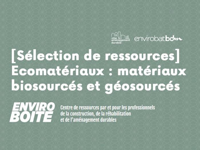 Veille sur les écomatériaux
