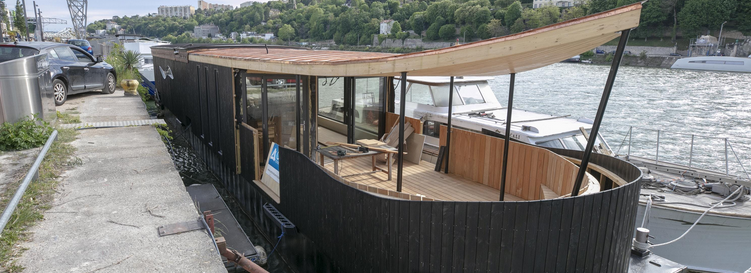 Ek-eau Studio - Péniche à énergie positive