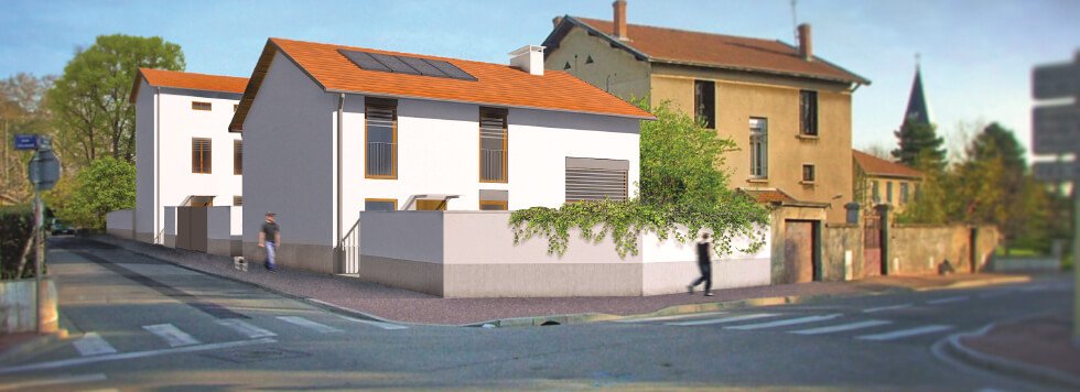 Logements sociaux Ampère en paille