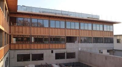 Chantiers de la maison de la Mécatronique et des logements BBC en Haute-Savoie