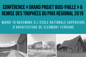 Remise des Trophées du Prix Régional Construction Bois 2019