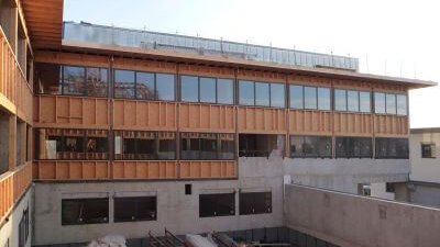 Chantiers de la maison de la Mécatronique et des logements BBC en Haute-Savoie