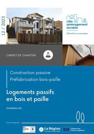 Logements passifs en bois et paille - Noirétable (42)