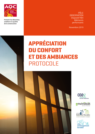 Appréciation du confort et des ambiances