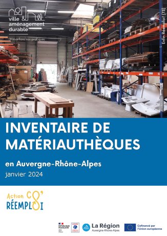 Inventaire de matériauthèques en Auvergne-Rhône-Alpes